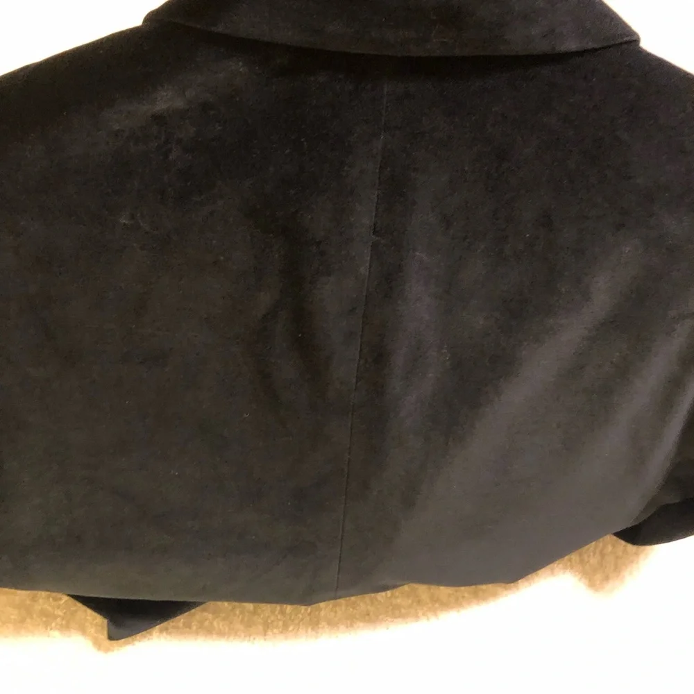 Banana republic velvet sports coat, black, EUC - Picture 5 of 13